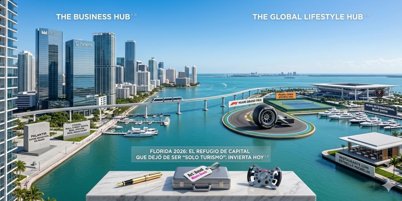 Sur de la Florida y Miami 2026: El Refugio de Capital que dejó de ser "Solo Turismo
