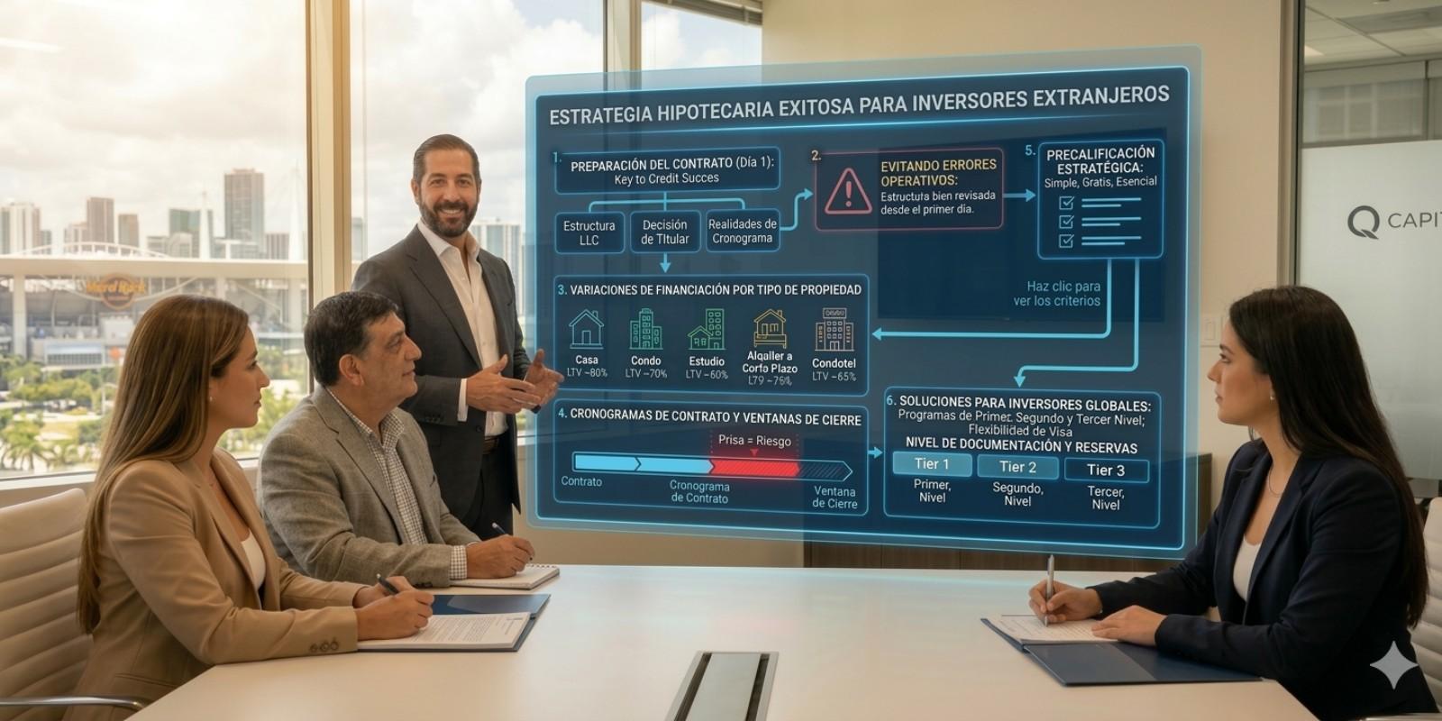 Inversión en Florida: Claves para Extranjeros, No pierdas tu oportunidad por una mala estructuración de tu crédito